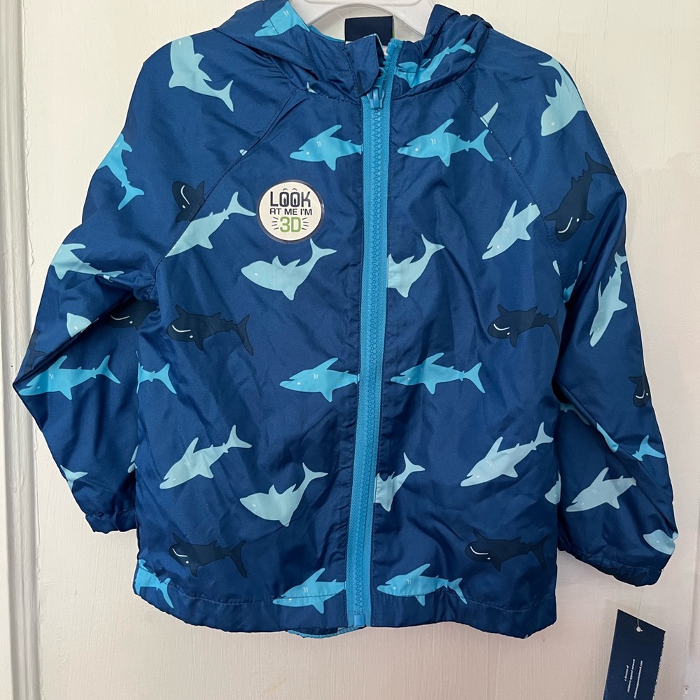 Little Rebels size 3T boys shark jacket-NWT